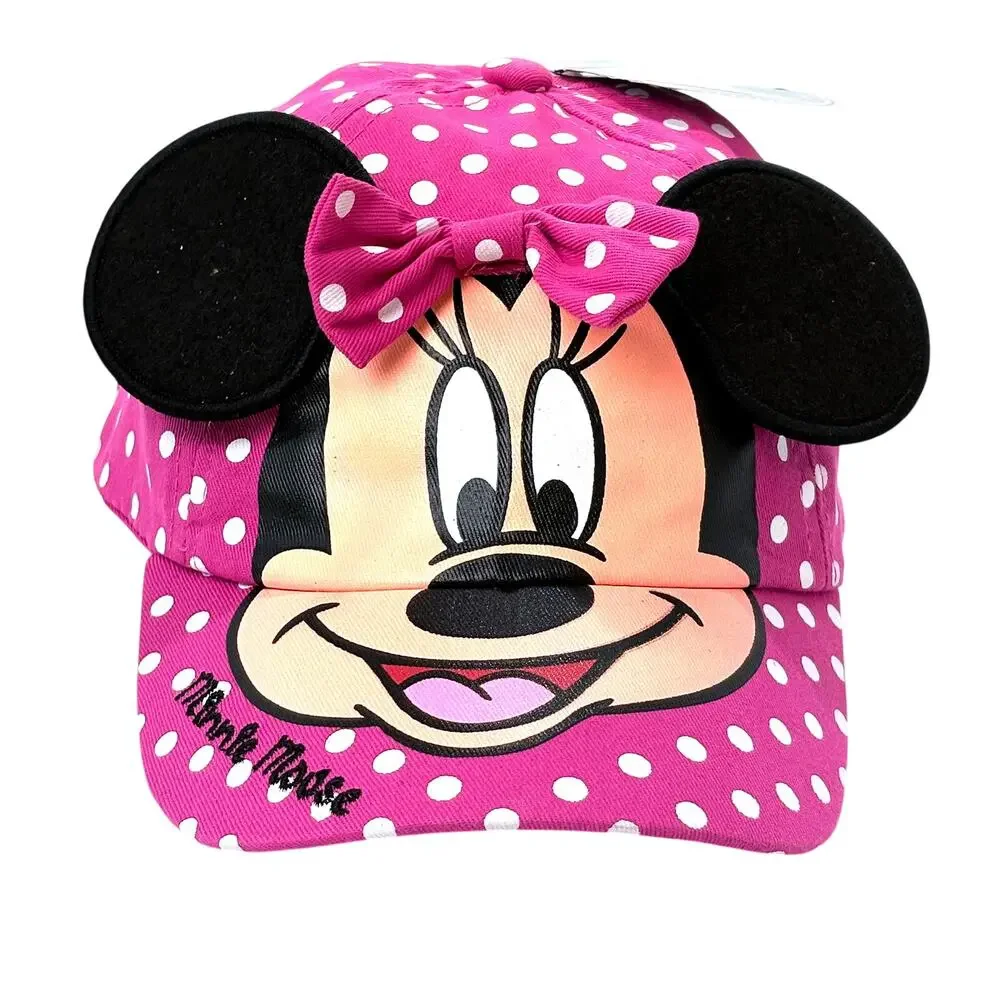 Minnie Mouse Disney Toddler Ball Cap Hat Minnie Rocks The Dots New With Tags